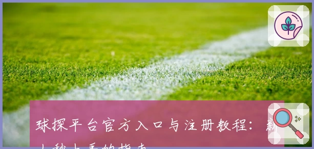 球探平台官方入口与注册教程：新人秒上手的指南